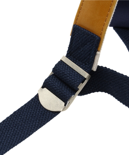 WEGO（ウィゴー）の「WEGO/キャンバスリュック（バックパック/リュック・メンズ・ホワイト/ブラック/ネイビー・FREE）」の8枚目の写真