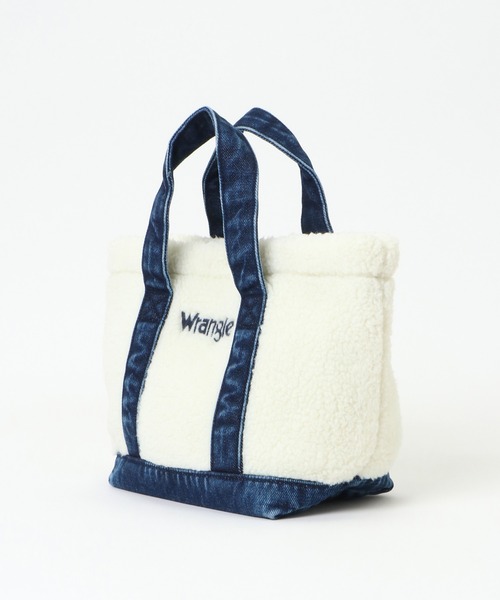 Wrangler（ラングラー）の「Wrangler ボアバッグ（トートバッグ・レディース・ブラック/オフホワイト・FREE）」の3枚目の写真