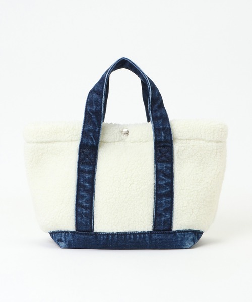 Wrangler（ラングラー）の「Wrangler ボアバッグ（トートバッグ・レディース・ブラック/オフホワイト・FREE）」の4枚目の写真