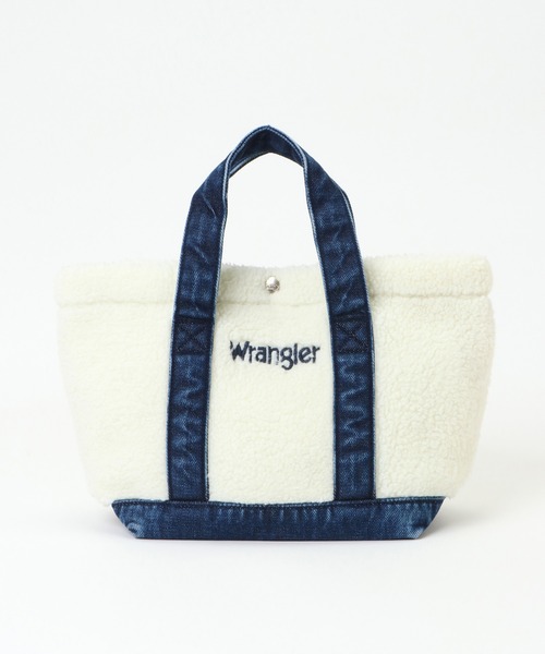 Wrangler（ラングラー）の「Wrangler ボアバッグ（トートバッグ・レディース・ブラック/オフホワイト・FREE）」の5枚目の写真