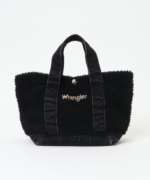 Wrangler（ラングラー）の「Wrangler ボアバッグ（トートバッグ・レディース・ブラック/オフホワイト・FREE）」の11枚目の写真