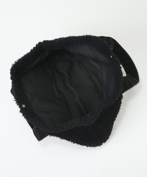 Wrangler（ラングラー）の「Wrangler ボアバッグ（トートバッグ・レディース・ブラック/オフホワイト・FREE）」の12枚目の写真