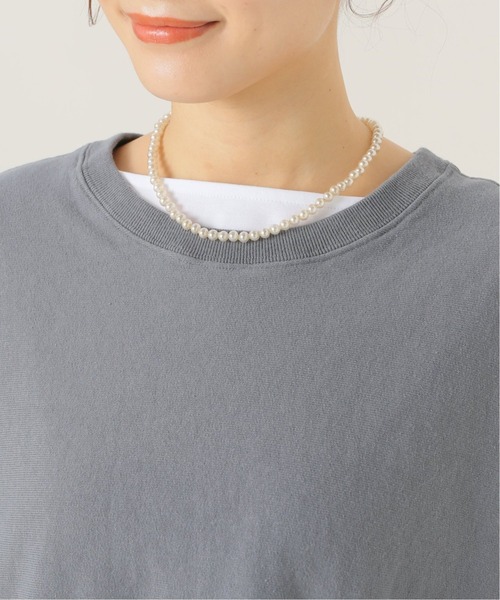 SLOBE IENA(スローブイエナ)の「【gren/グリン】SLOBE別注 スフレパールネックレス◆(ネックレス・レディース・ホワイト・FREE)」の5枚目の写真