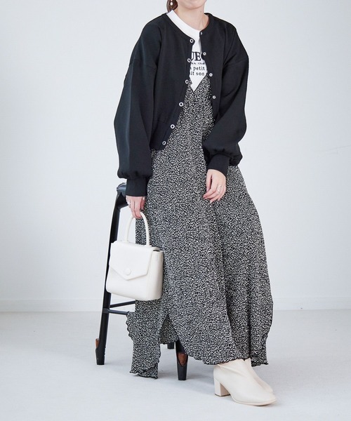 Heather（ヘザー）の「ファインプリーツキャミワンピース 237208