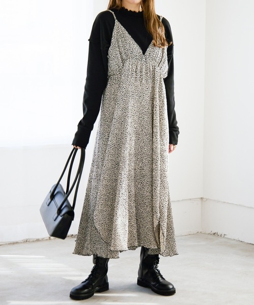 Heather（ヘザー）の「ファインプリーツキャミワンピース 237208