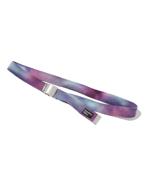 Hombre Nino(オンブレニーニョ)の「Hombre Nino TIE DYE BELT HN0212-AC0003(ベルト・メンズ・パープル/ネイビー/レッド・FREE)」の2枚目の写真