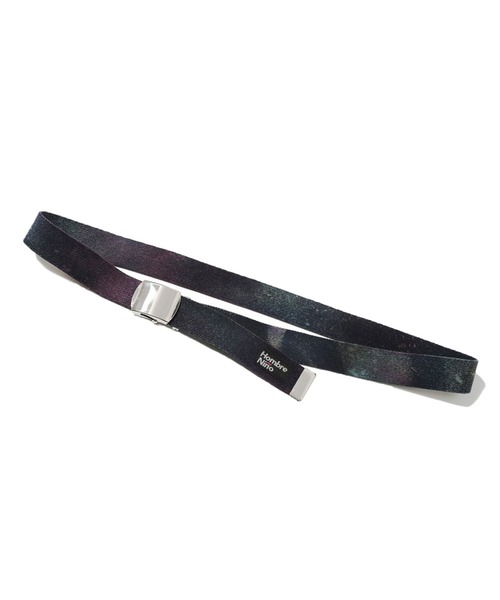Hombre Nino(オンブレニーニョ)の「Hombre Nino TIE DYE BELT HN0212-AC0003(ベルト・メンズ・パープル/ネイビー/レッド・FREE)」の1枚目の写真