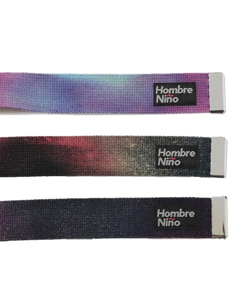 Hombre Nino(オンブレニーニョ)の「Hombre Nino TIE DYE BELT HN0212-AC0003(ベルト・メンズ・パープル/ネイビー/レッド・FREE)」の5枚目の写真