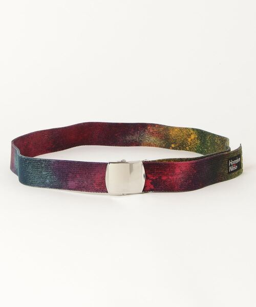 Hombre Nino(オンブレニーニョ)の「Hombre Nino TIE DYE BELT HN0212-AC0003(ベルト・メンズ・パープル/ネイビー/レッド・FREE)」の7枚目の写真