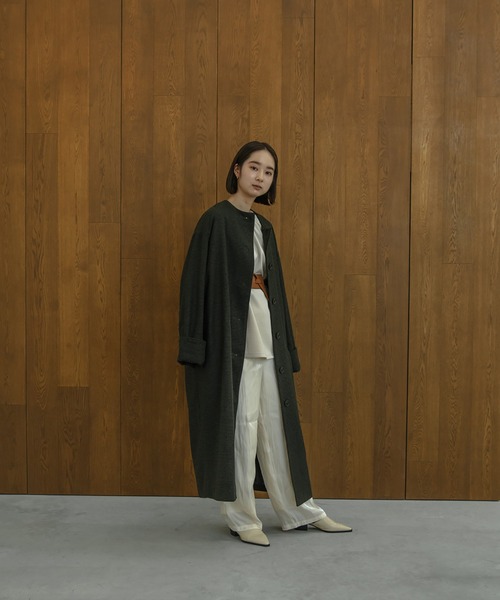 I_am(アイアム)の「glossy satin pants(その他パンツ・レディース・オフホワイト/カーキ/オレンジ・S/M)」の14枚目の写真