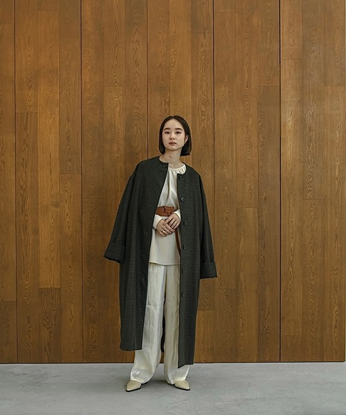 I_am(アイアム)の「glossy satin pants(その他パンツ・レディース・オフホワイト/カーキ/オレンジ・S/M)」の15枚目の写真