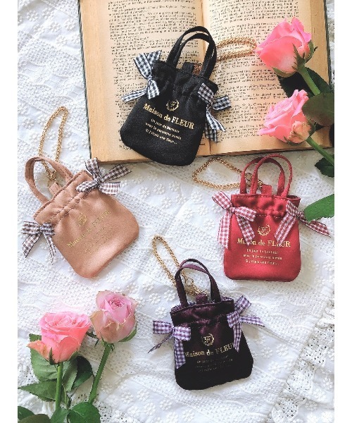 Maison de FLEUR（メゾンドフルール）の「ミニダブルリボントート