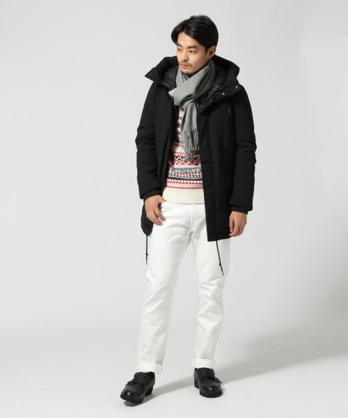 GLOBAL WORK(グローバルワーク)の「フェアアイルクルーニット/549121(ニット/セーター・メンズ・ホワイト/ブラック・LARGE/MEDIUM)」の3枚目の写真