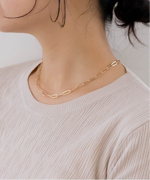 RANDA（ランダ）の「淡水パールチェーンネックレス（ネックレス・レディース・シルバー/ゴールド・FREE）」の4枚目の写真