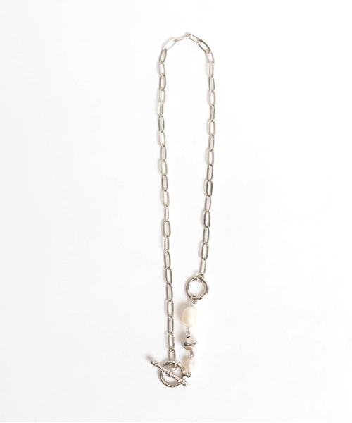 RANDA（ランダ）の「淡水パールチェーンネックレス（ネックレス・レディース・シルバー/ゴールド・FREE）」の9枚目の写真