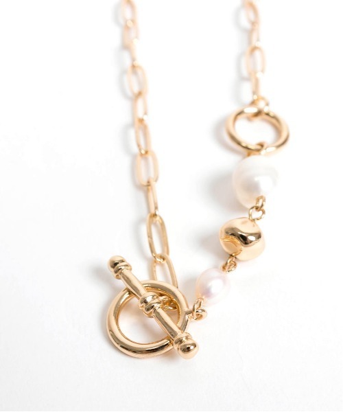 RANDA（ランダ）の「淡水パールチェーンネックレス（ネックレス・レディース・シルバー/ゴールド・FREE）」の8枚目の写真