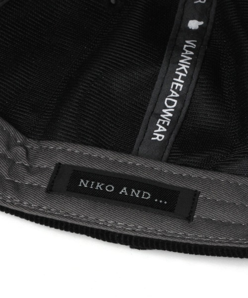 VLANK（ブランク）の「【VLANK(ブランク)】別注コーデュロイブリッジキャップ（キャップ・メンズ・ブラック/ブラウン/アイボリー・FREE）」の7枚目の写真