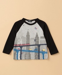 kladskap | ヒーローと街並み長袖Tシャツ(Tシャツ/カットソー)