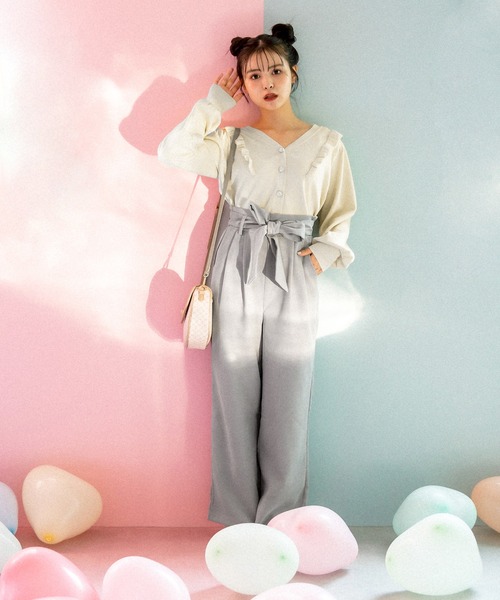 OLIVE des OLIVE(オリーブデオリーブ)の「天使のカーディガン(カーディガン/ボレロ・レディース・アイボリー/ピンク系その他/ラベンダー/ミント/ブラウン・FREE)」の15枚目の写真