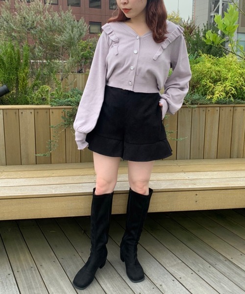 OLIVE des OLIVE(オリーブデオリーブ)の「天使のカーディガン(カーディガン/ボレロ・レディース・アイボリー/ピンク系その他/ラベンダー/ミント/ブラウン・FREE)」の10枚目の写真