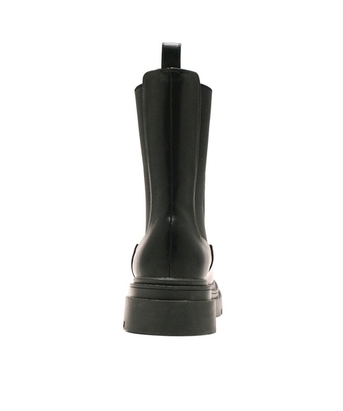 grandfleur（グランドフルール）の「厚底トラックソールサイドゴアブーツ/ミドルブーツ（ブーツ・レディース・ブラック・LL/3L/S/M/L）」の6枚目の写真