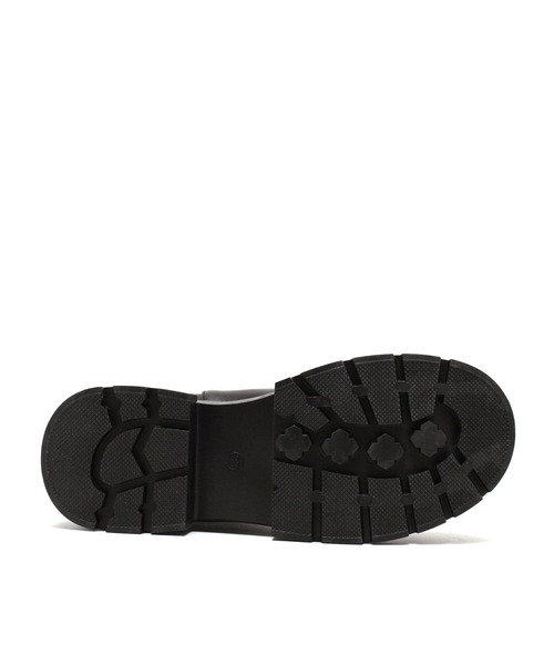 grandfleur（グランドフルール）の「厚底トラックソールサイドゴアブーツ/ミドルブーツ（ブーツ・レディース・ブラック・LL/3L/S/M/L）」の8枚目の写真