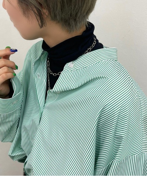 apres jour mignon（アプレジュールミニョン）の「クシュクシュインナー【ZOZOTOWN限定アイテム】（Tシャツ/カットソー・レディース・ブラック/グリーン/アイボリー/オレンジ・X-LARGE/フリー）」の9枚目の写真