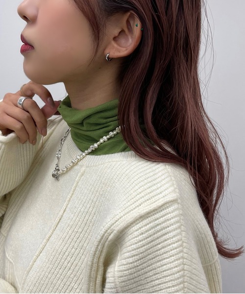 apres jour mignon（アプレジュールミニョン）の「クシュクシュインナー【ZOZOTOWN限定アイテム】（Tシャツ/カットソー・レディース・ブラック/グリーン/アイボリー/オレンジ・X-LARGE/フリー）」の14枚目の写真