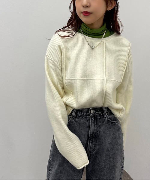 apres jour mignon（アプレジュールミニョン）の「クシュクシュインナー【ZOZOTOWN限定アイテム】（Tシャツ/カットソー・レディース・ブラック/グリーン/アイボリー/オレンジ・X-LARGE/フリー）」の15枚目の写真