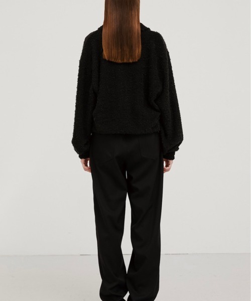 ESC STUDIO（イーエスシースタジオ）の「【ESC STUDIO/イーエスシー スタジオ】flower knit polo mtm/フラワーニットポロエムティーエム ポロシャツ 花柄刺繍シャツ（ポロシャツ・メンズ・ベージュ/グリーン/ブラック・ONE SIZE）」の19枚目の写真