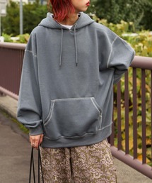 ZIP FIVE | 【肉厚】裏起毛ステッチパーカー/フーディー【ユニセックス】(パーカー)