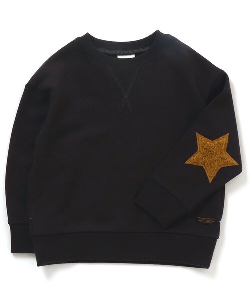 BREEZE(ブリーズ)の「スターパッチトレーナー(スウェット・キッズ・ベージュ/レッド/イエロー/ブルー/グリーン/チャコール/キナリ・150/100/140/90/80/110/130/120)」の3枚目の写真