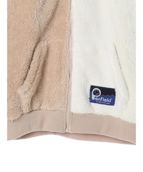 koe（コエ）の「Penfieldシャギーボアジップパーカー*（ブルゾン・レディース・ブラック/オフホワイト/A・L/M）」の17枚目の写真