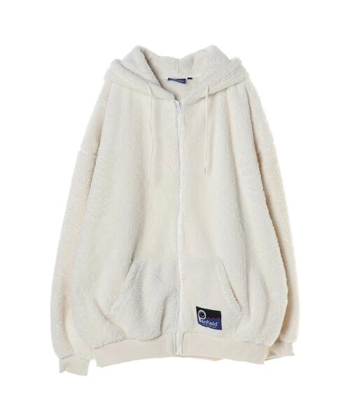 koe（コエ）の「Penfieldシャギーボアジップパーカー*（ブルゾン・レディース・ブラック/オフホワイト/A・L/M）」の21枚目の写真