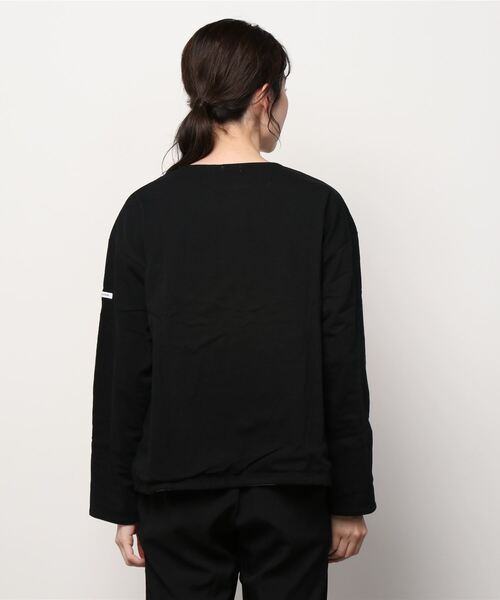 ORCIVAL（オーシバル）の「[ORCIVAL/オーシバル] ボートネック フリースライニングプルオーバー（Tシャツ/カットソー・レディース・ブラック/ベージュ/ネイビー系/ホワイト系/レッド系/ブラウン系・1）」の19枚目の写真