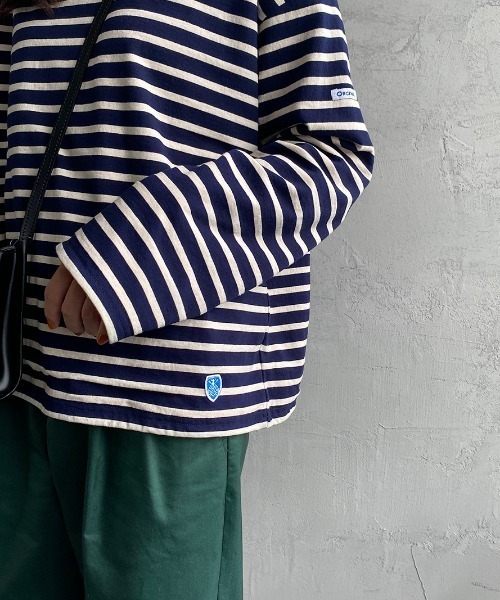 ORCIVAL（オーシバル）の「[ORCIVAL/オーシバル] ボートネック フリースライニングプルオーバー（Tシャツ/カットソー・レディース・ブラック/ベージュ/ネイビー系/ホワイト系/レッド系/ブラウン系・1）」の17枚目の写真