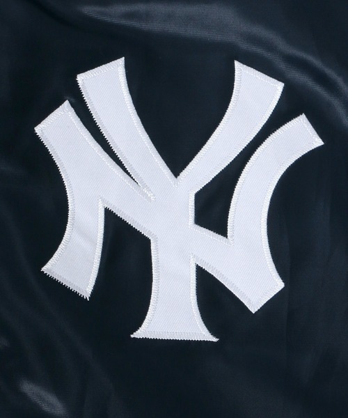 MAJESTIC（マジェスティック）の「Majestics◆スタジャン/ナイロンジャケット（スタジャン・メンズ・ブラック/ネイビー・S/M/L/XL）」の7枚目の写真