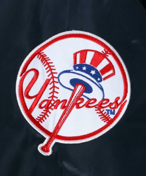 MAJESTIC（マジェスティック）の「Majestics◆スタジャン/ナイロンジャケット（スタジャン・メンズ・ブラック/ネイビー・S/M/L/XL）」の16枚目の写真