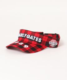 PEARLY GATES | 【PEARLY GATES】コットン ツイル バイザー ＜バッファローチェック柄＞ (UNISEX)(サンバイザー)