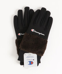 Champion（チャンピオン）の「【CHAMPION／チャンピオン】防風ボア切り替えグローブ　防風フィルム使用　タッチパネル対応　手袋（手袋）」