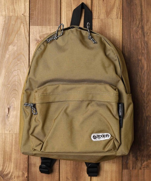 OUTDOOR PRODUCTS(アウトドアプロダクツ)の「『OUTDOOR PRODUCTS』DAYPACK S 11.8L(バックパック/リュック・レディース・ブラック/ベージュ/パープル/ネイビー/グレー/グリーン/ブルー/ピンク・SMALL)」の4枚目の写真