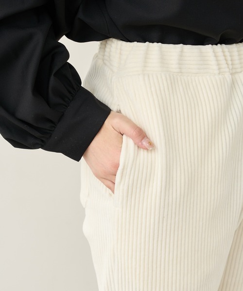 PUAL CE CIN（ピュアルセシン）の「カットコールストレッチパンツ（その他パンツ・レディース・ブラック/グレー/アイボリー・FREE）」の14枚目の写真