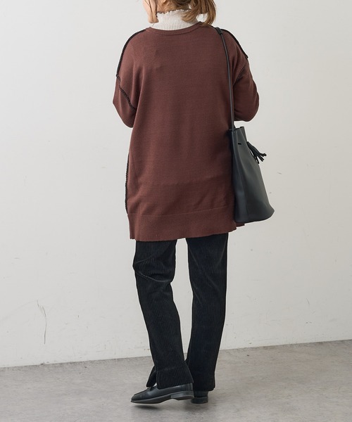 PUAL CE CIN（ピュアルセシン）の「カットコールストレッチパンツ（その他パンツ・レディース・ブラック/グレー/アイボリー・FREE）」の22枚目の写真