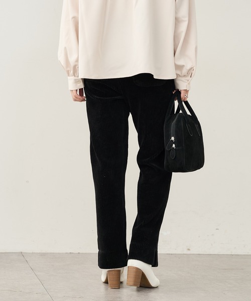 PUAL CE CIN（ピュアルセシン）の「カットコールストレッチパンツ（その他パンツ・レディース・ブラック/グレー/アイボリー・FREE）」の16枚目の写真