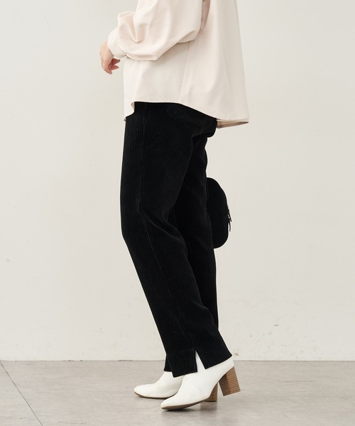 PUAL CE CIN（ピュアルセシン）の「カットコールストレッチパンツ（その他パンツ・レディース・ブラック/グレー/アイボリー・FREE）」の19枚目の写真