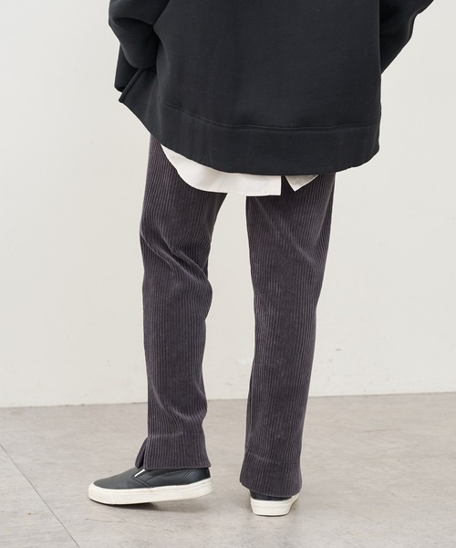 PUAL CE CIN（ピュアルセシン）の「カットコールストレッチパンツ（その他パンツ・レディース・ブラック/グレー/アイボリー・FREE）」の8枚目の写真