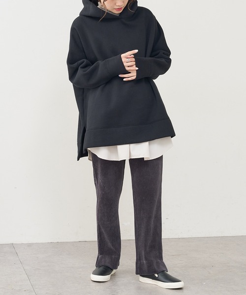 PUAL CE CIN（ピュアルセシン）の「カットコールストレッチパンツ（その他パンツ・レディース・ブラック/グレー/アイボリー・FREE）」の21枚目の写真