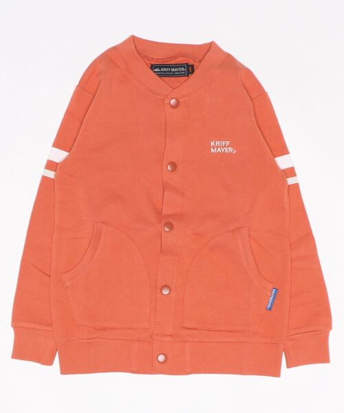 KRIFF MAYER Kid's Collection(クリフメイヤーキッズコレクション)の「チェルシーJK(カーディガン/ボレロ・キッズ・サックスブルー/オレンジ/グレー/ネイビー・170/150/120/140/130/160)」の4枚目の写真