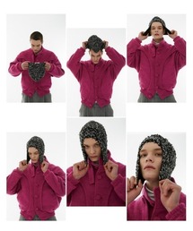 【ESC STUDIO】21FW★ mix knit trooper hat ESC STUDIO(イーエスシースタジオ)の「【ESC STUDIO/イーエス