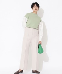 NATURAL BEAUTY BASIC | ダブルクロスセンターコバパンツ(その他パンツ)